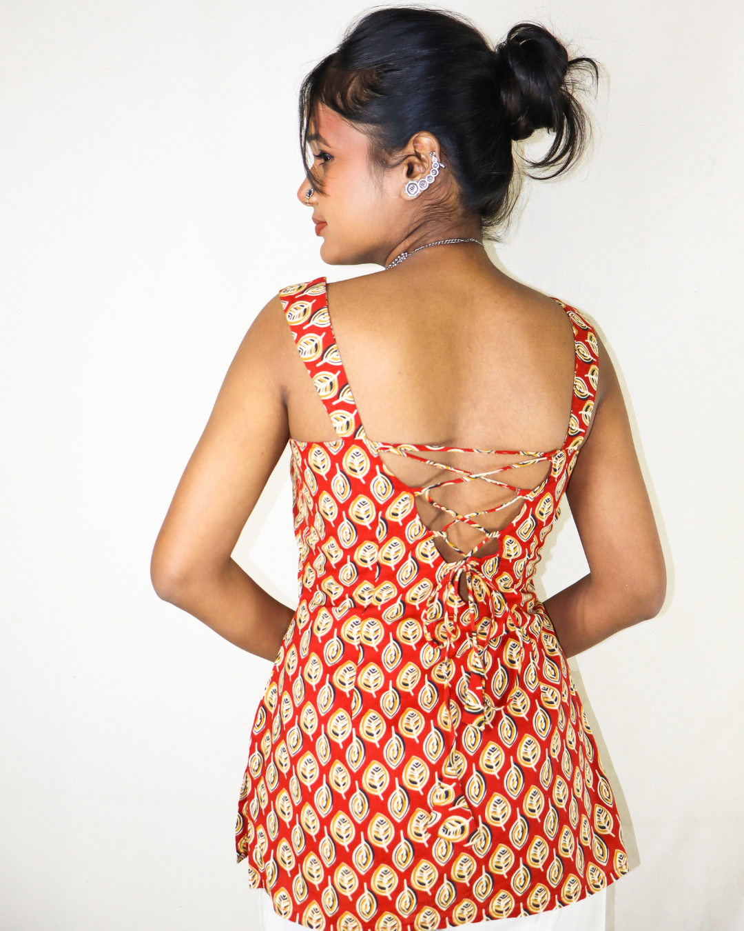 CRIMSON LEAF KURTI - Image 3