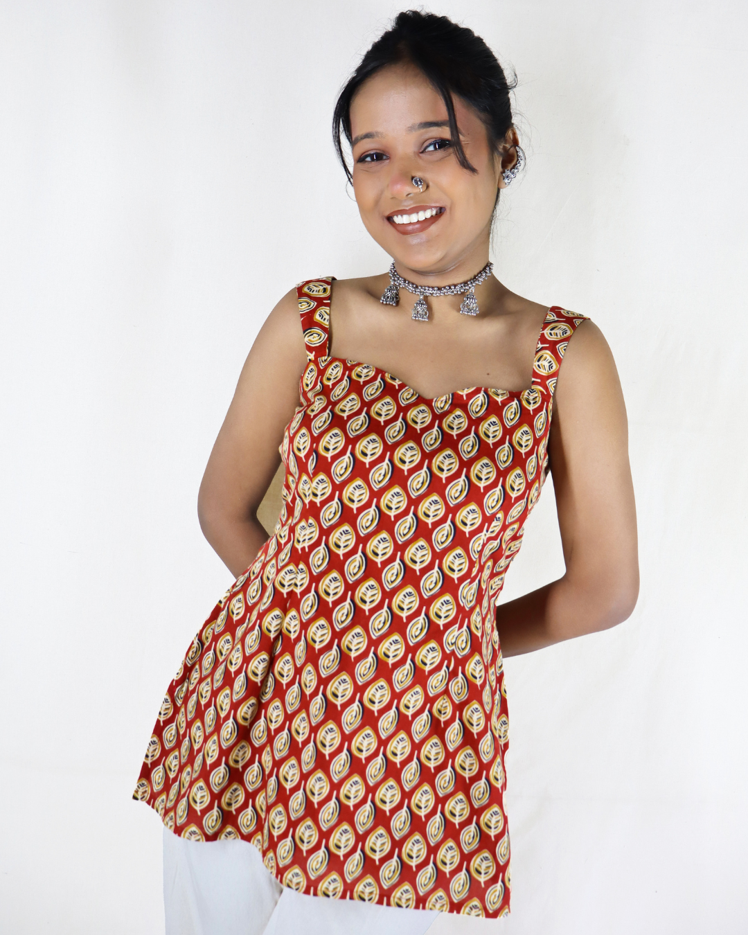 CRIMSON LEAF KURTI - Image 5