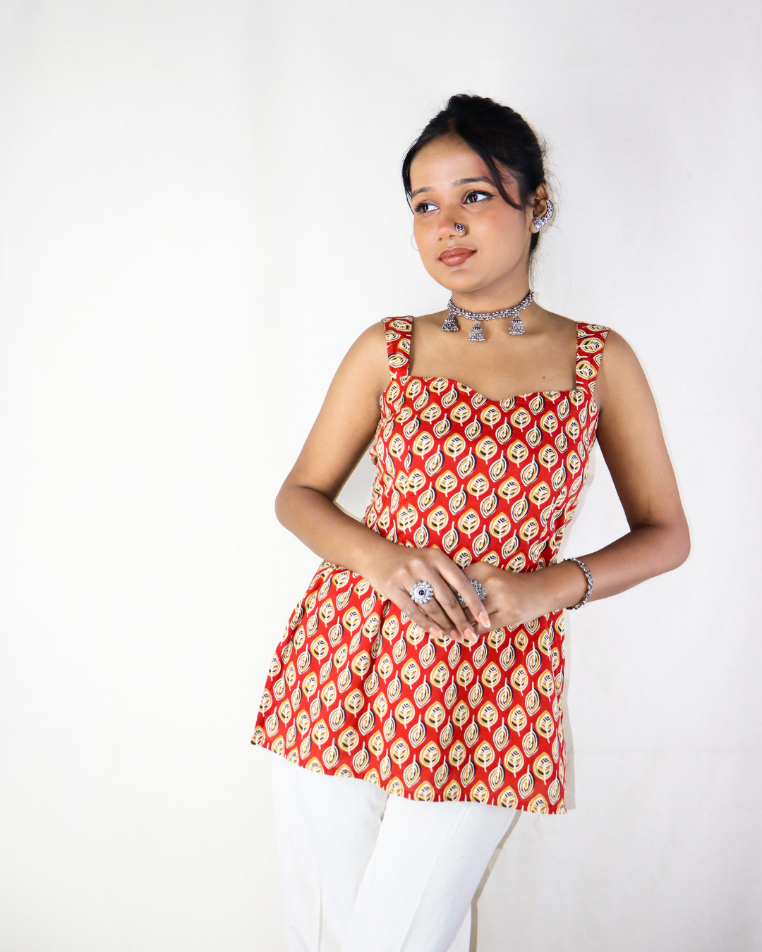 CRIMSON LEAF KURTI - Image 4